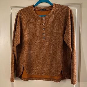Dark Rusted Orange Henley!